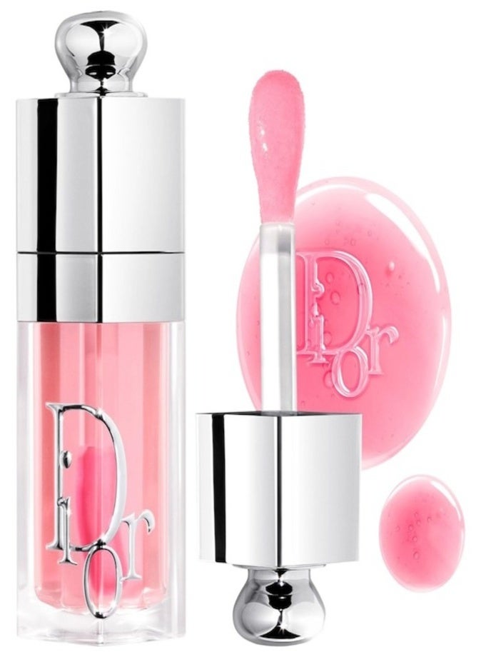 Dior Addict DIOR Lip Glow Oil Hydrating High-Shine Gloss 6ml | 001 Pink Nourishing & Plumping Lip Oil - Image 1